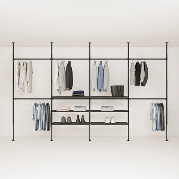 LOFT 4 METAL – 6 hyller i midten