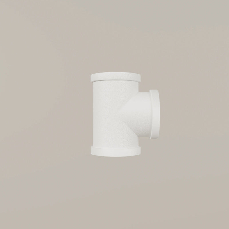 T-piece connector – white