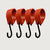 S-hooks – Set of 4 | With Rubber Loop
