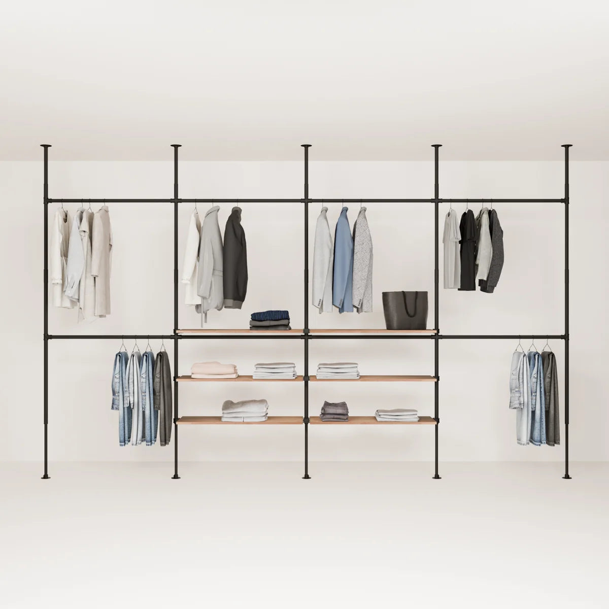 LOFT 4 OAK – 6 hyller i midten