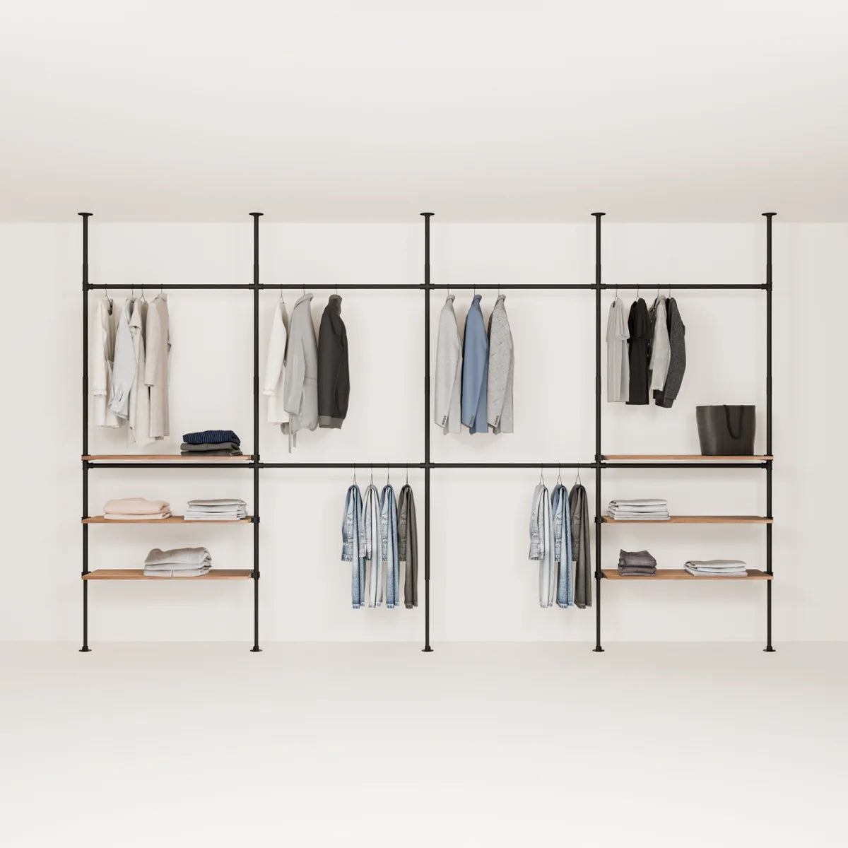 LOFT 4 OAK – 6 utvendige hyller