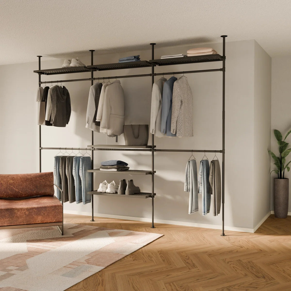 LOFT 3 METAL – 6 shelves above