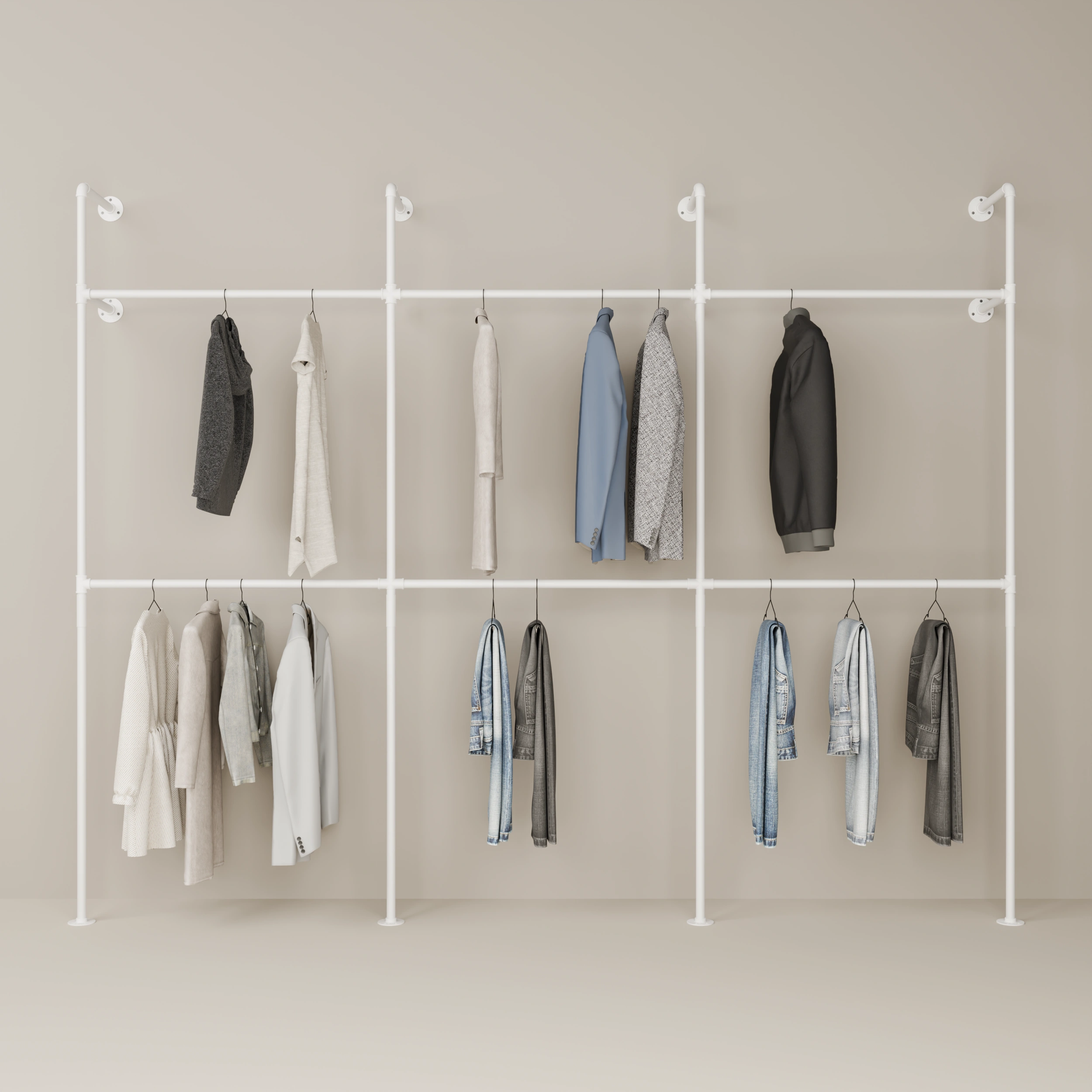 KIM DOUBLE 3 – Hvit