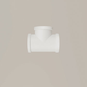 T-piece connector – white