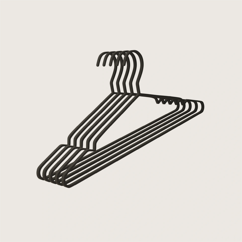 Kleshengere i fløyel – 5 stk. | 10 stk.