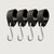 S-hooks – Set of 4 | With Rubber Loop