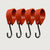 S-hooks – Set of 4 | With Rubber Loop