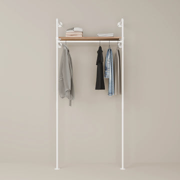 KIM 1 OAK – 1 øverste hylle | hvit