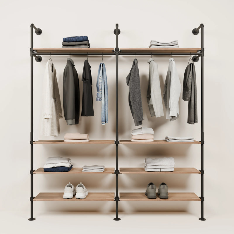 KIM 2 OAK – 8 shelves