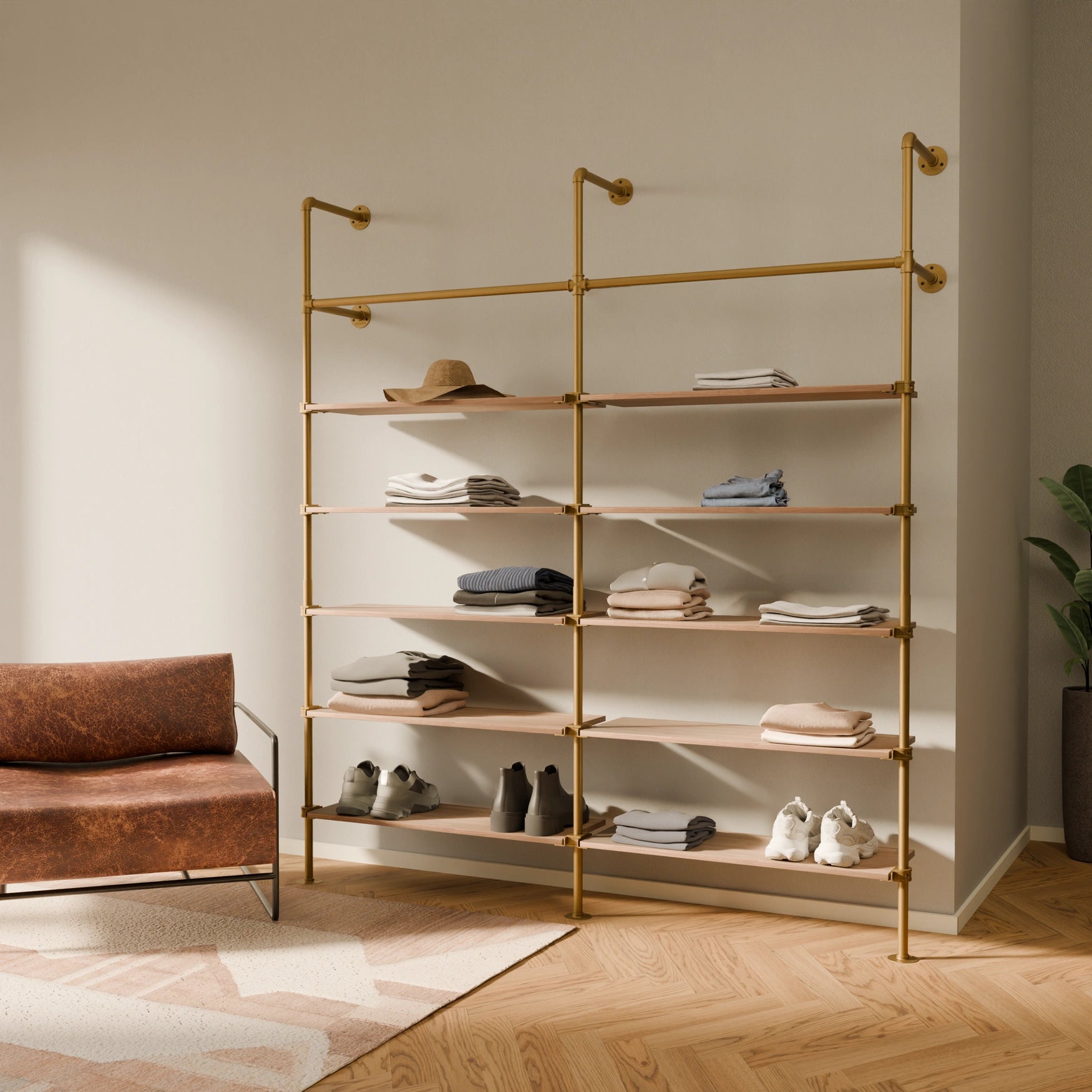 KIM 2 OAK – 10 hyller | gull