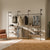 KIM DOUBLE 3 OAK –  6 external shelves