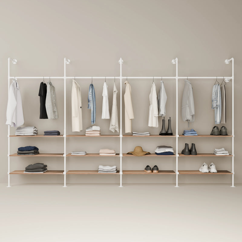 KIM 4 OAK – 12 shelves | white