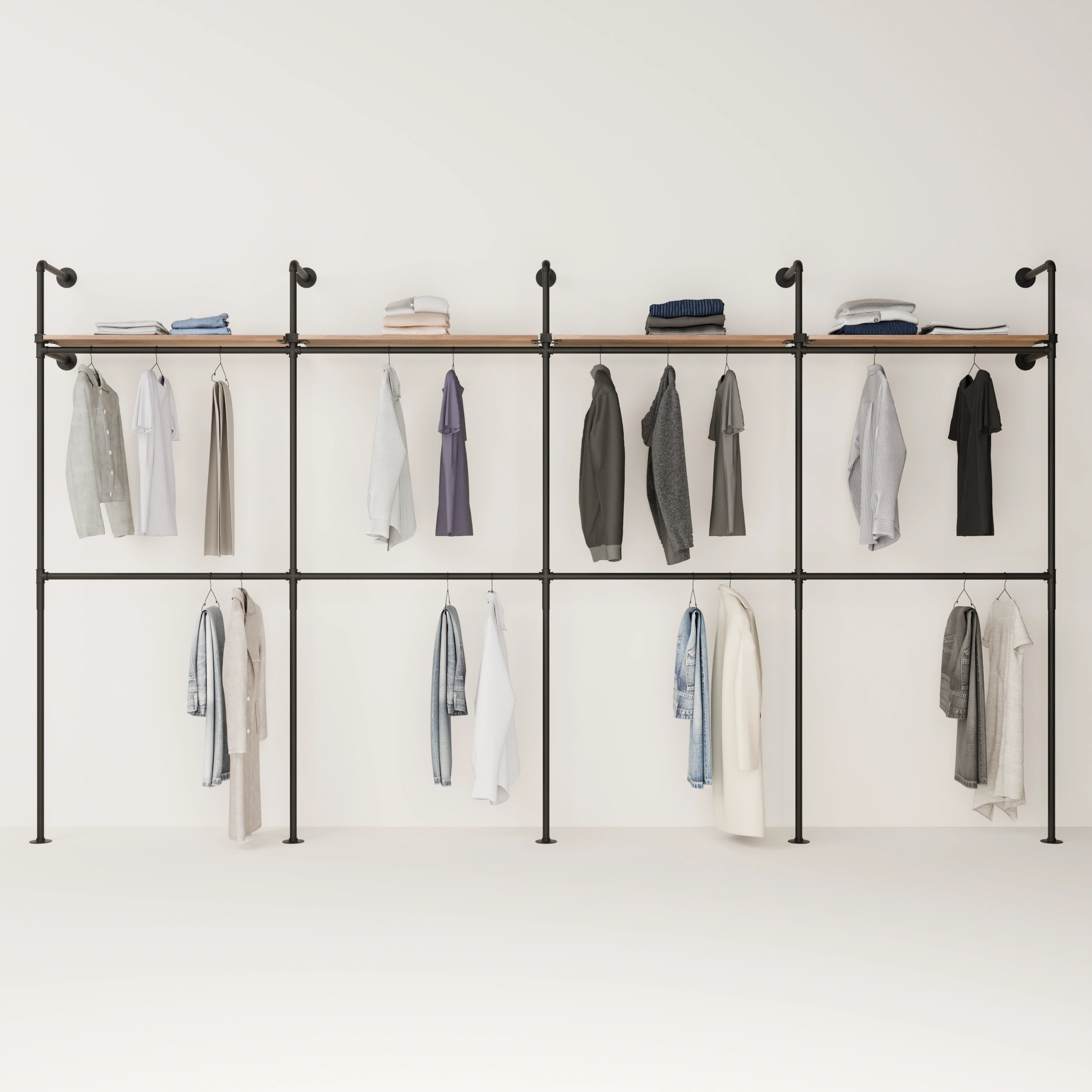 KIM DOUBLE 4 OAK – 4 hyller