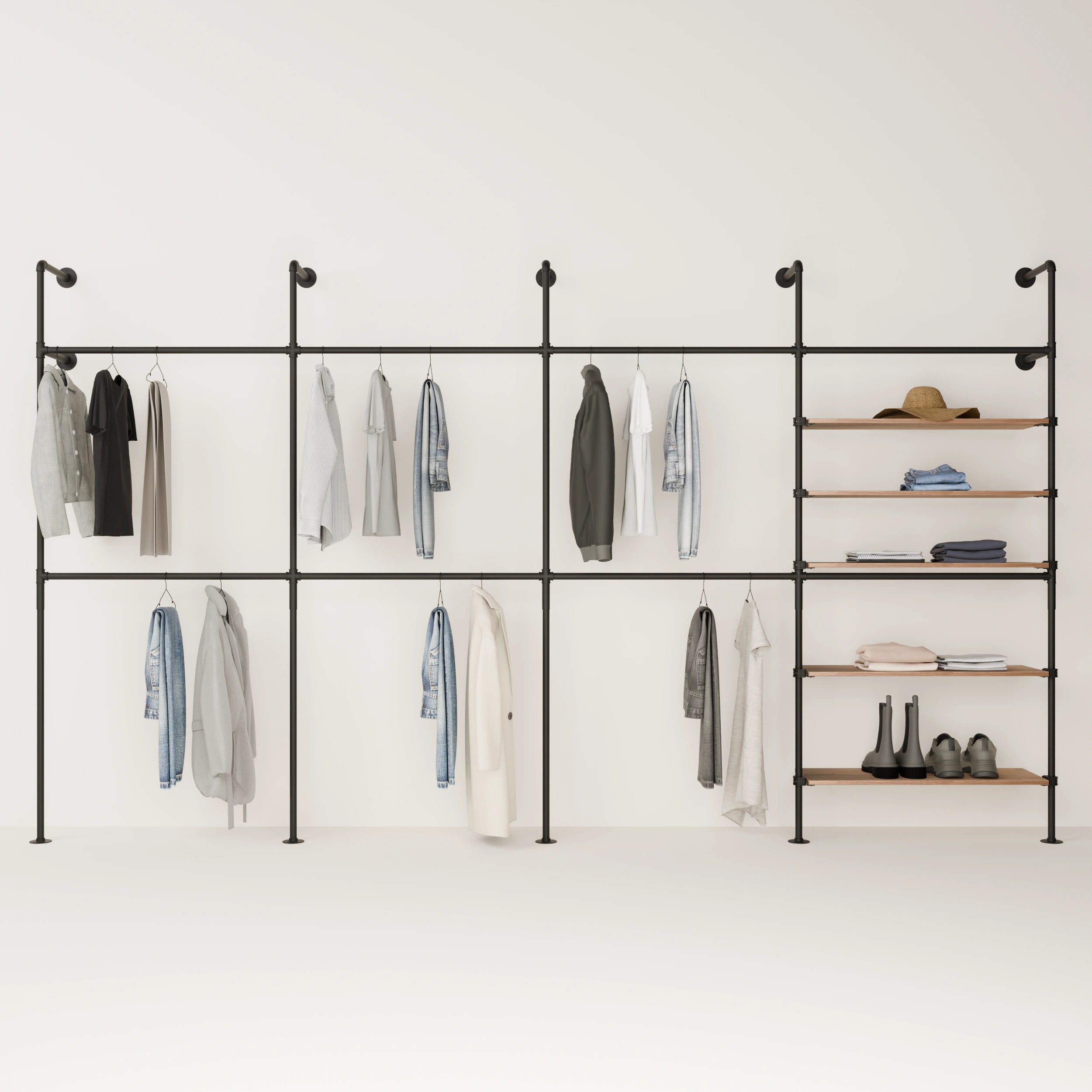 KIM DOUBLE 4 OAK – 5 hyller