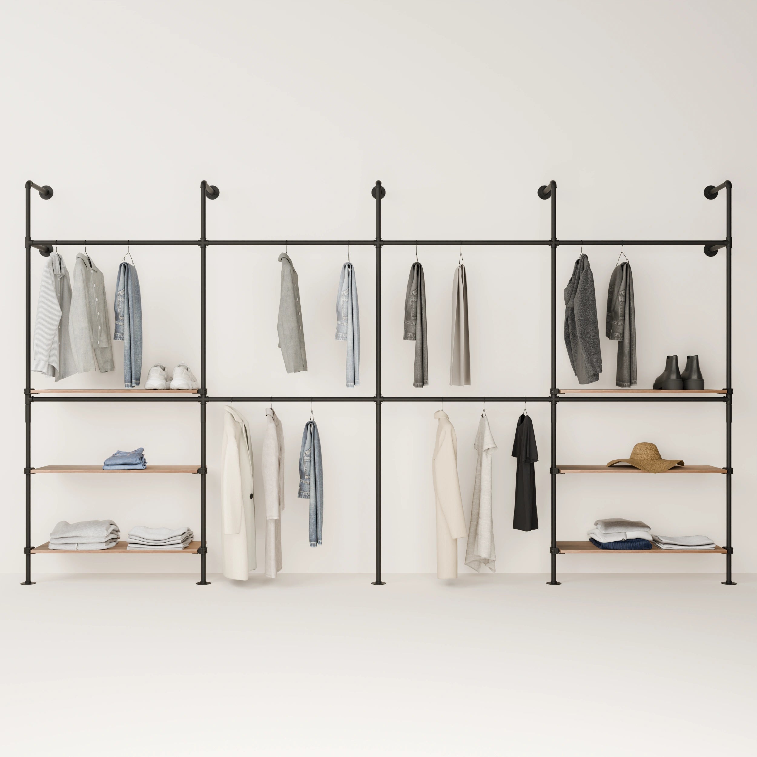 KIM DOUBLE 4 OAK – 6 hyller