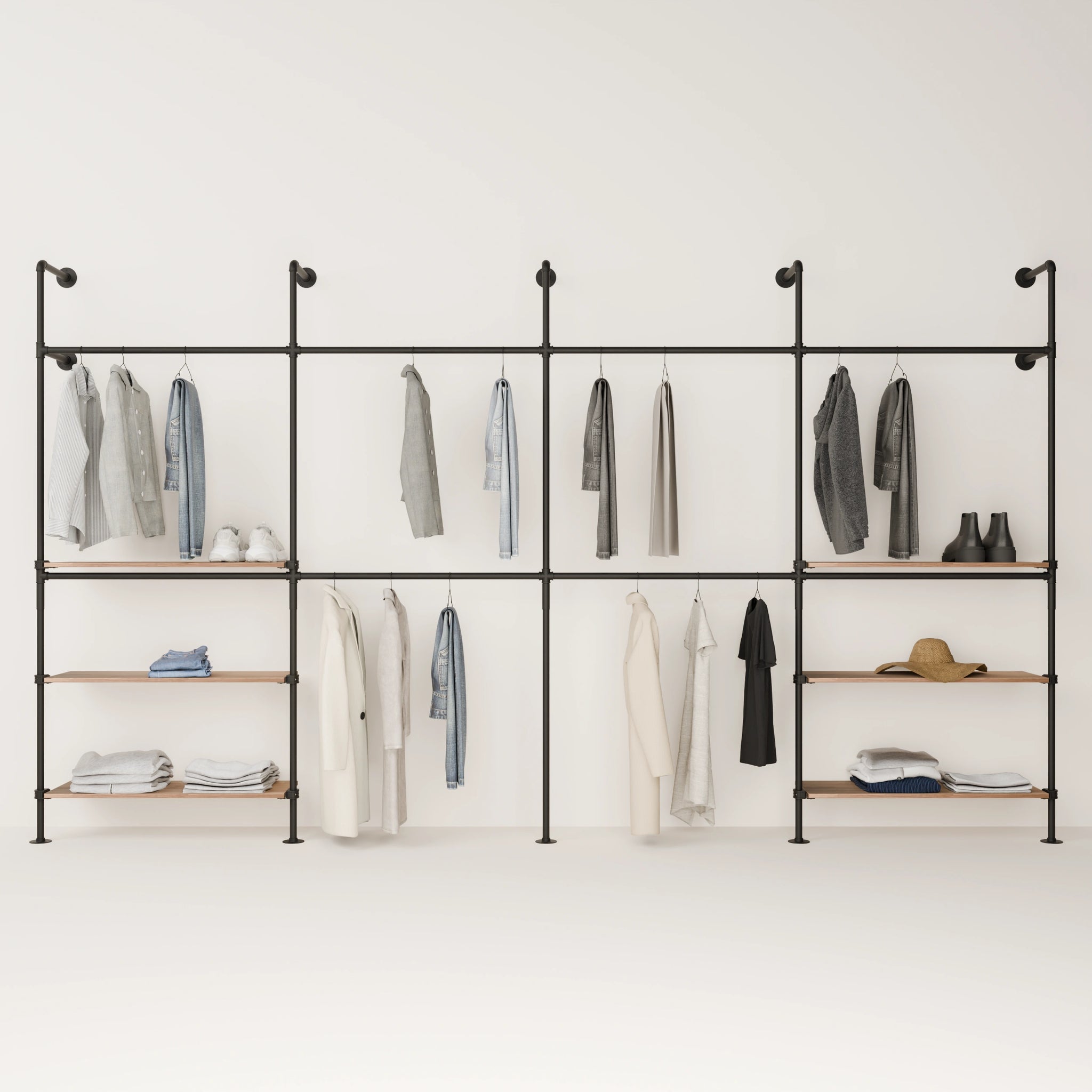 KIM DOUBLE 4 OAK – 6 hyller