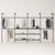KIM DOUBLE 4 METAL – 6 shelves in the centre