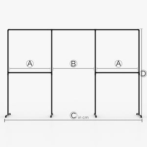 LAS III – Custom-made | clothes rack Industrial | industrial design | black tubes